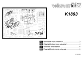 Velleman-Kit K1803 Manual De Instrucciones