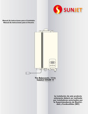 SUNJET Calefont SOLAR 10 Manual De Instrucciones