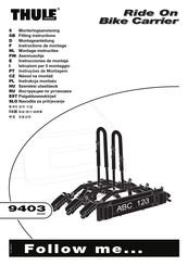 Thule Ride On 9403 Instrucciones De Montaje