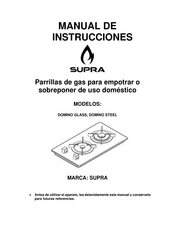 Supra DOMINO GLASS Manual De Instrucciones