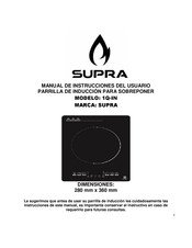 Supra 1Q-IN Manual De Instrucciones Del Usuario