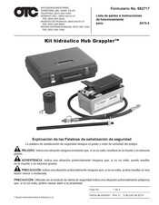 Otc 6575-3 Lista De Partes E Instrucciones De Funcionamiento