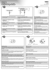 NEC LT170 Guia De Inicio Rapido