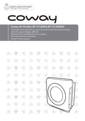 Coway AP-1512HH Manual De Instrucciones