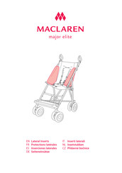 Maclaren major elite Manual De Instrucciones