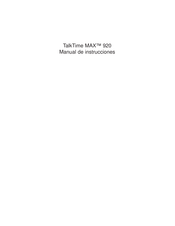 NEC TalkTime MAX 920 Manual De Instrucciones