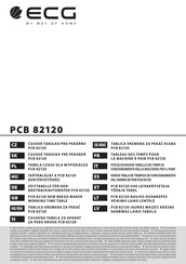 ECG PCB 82120 Manual De Instrucciones