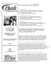 Bush Business Furniture WC72436 Manual De Instrucciones