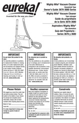 Eureka Mighty Mite 3680 Serie Manual De Instrucciones