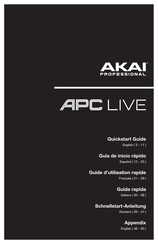 Akai Professional APC LIVE Guia De Inicio Rapido