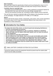 Leica V-LUX 5 Manual De Instrucciones