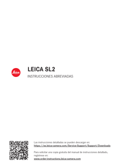 Leica SL2 Instrucciones Abreviadas