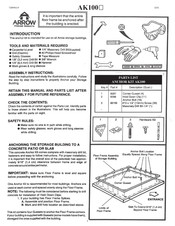 Arrow AK100 Manual De Instrucciones