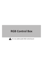 ENERMAX RGB Control Box Manual De Instrucciones