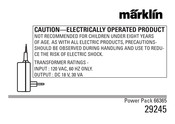 marklin 66365 Manual De Instrucciones