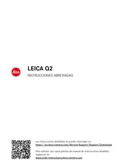 Leica Q2 Instrucciones Abreviadas