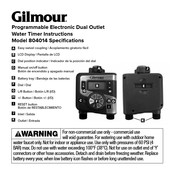 Gilmour 804014 Manual De Instrucciones