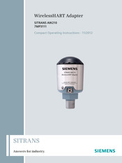 Siemens SITRANS AW210 Manual Del Usuario