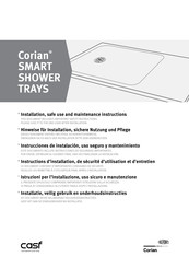 DuPont Corian SMART SHOWER TRAYS Instrucciones De Instalación