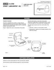 Uline DYMO LABELWRITER 4XL Guia De Inicio Rapido