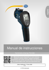 PCE PCE-894 Manual De Instrucciones