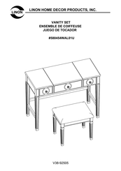 Linon 580454WAL01U Instrucciones De Montaje