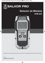 SALKOR PRO DTM 804 Manual De Instrucciones