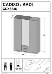 Forte KADI CDXS83S Manual Del Usuario