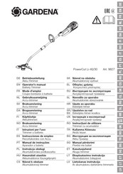 Gardena PowerCut Li-40/30 Instrucciones De Empleo