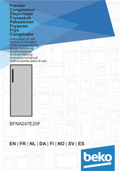 Beko BFNA247E20F Manual De Instrucciones