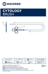 Halyard Cytology Brush Manual Del Usuario