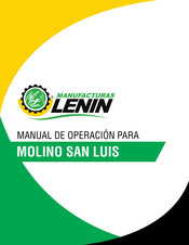 Manufacturas Lenin SAN LUIS Manual De Operación