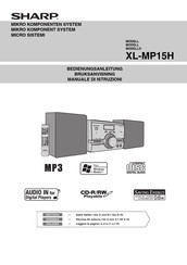 Sharp XL-MP15H Manual De Instrucciones