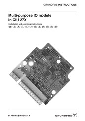 Grundfos CIU 27X Instrucciones De Instalación Y Funcionamiento