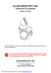 ALLEN GROUP INT'L INC FF27428 Manual Del Usuario