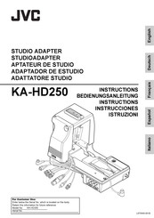 JVC KA-HD250 Instrucciones