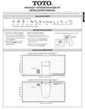 Toto WASHLET 550H Manual De Instalación