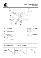 Mopar THULE 4573 Instrucciones De Montaje