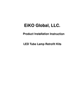 Eiko LEDP-18T8U6 Instrucciones De Instalación De Producto