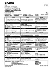 Siemens SIRIUS 3RA2220 H 0AP0 Serie Instructivo