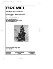 Dremel 330 Instrucciones De Funcionamiento Y Seguridad