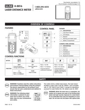 Uline H-8816 Guia De Inicio Rapido