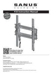 SANUS VuePoint F35 Manual Del Usuario