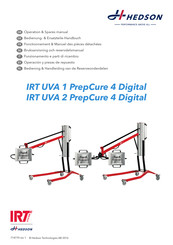 Hedson IRT UVA 1 PrepCure 4 Digital Operación Y Piezas De Repuesto