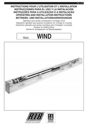 RIB WIND Instrucciones Para El Uso Y La Instalacion