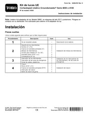 Toro 31543 Instrucciones De Instalación