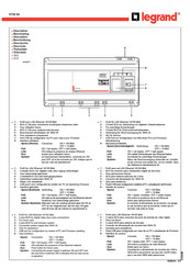 Legrand 5739 92 Guia De Inicio Rapido