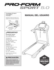 Pro-Form PFTL59115 Manual Del Usuario