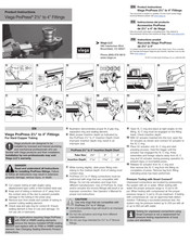 Viega ProPress Instrucciones Del Producto