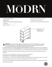 MōDRN 9093B Instruciones De Ensamblaje